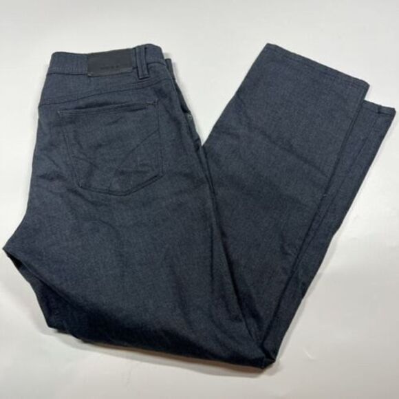 Brax Feel Good Mens Cooper Fancy Pants Straight Leg Gray Size 33x29 Regular Fit - Picture 1 of 10